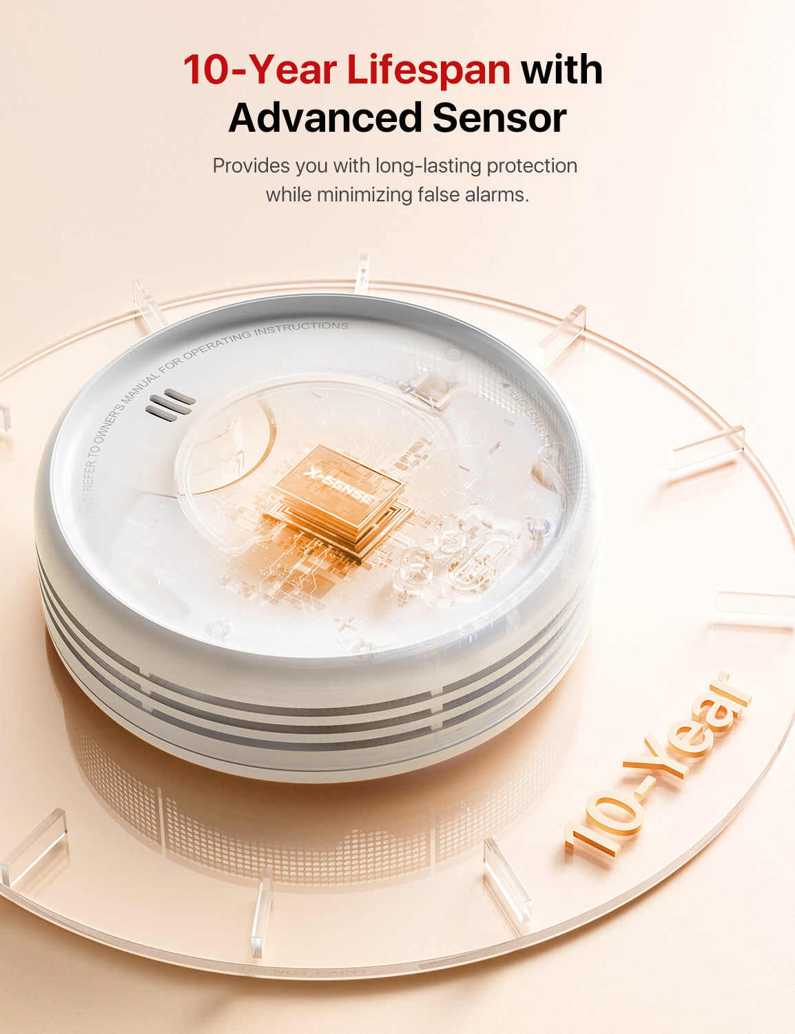 XS0D-MR Interconnected Smart Smoke Alarm