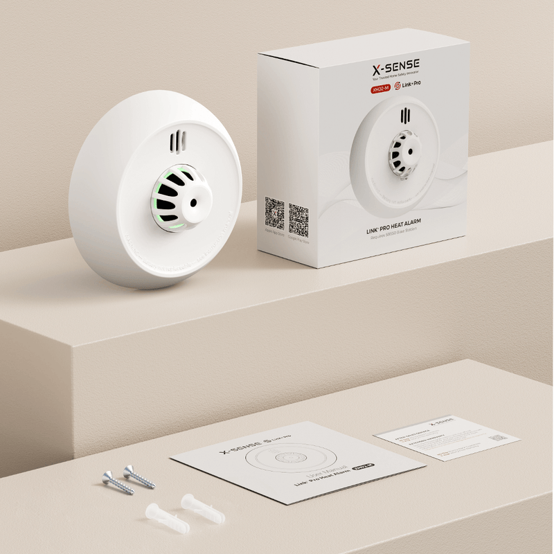 Heat Detector Alarm for Garage & Kitchen, with 10-year battery| X-Sense XH02-M