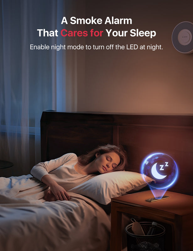 XS0B-MR Interconnected Smart Smoke Alarm with Voice Alerts (English Only)