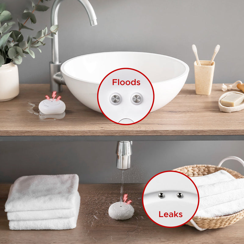 X-Sense Smart Water Leak Detector SWS51&SWS54, work with the SBS50 Home Safety Hub