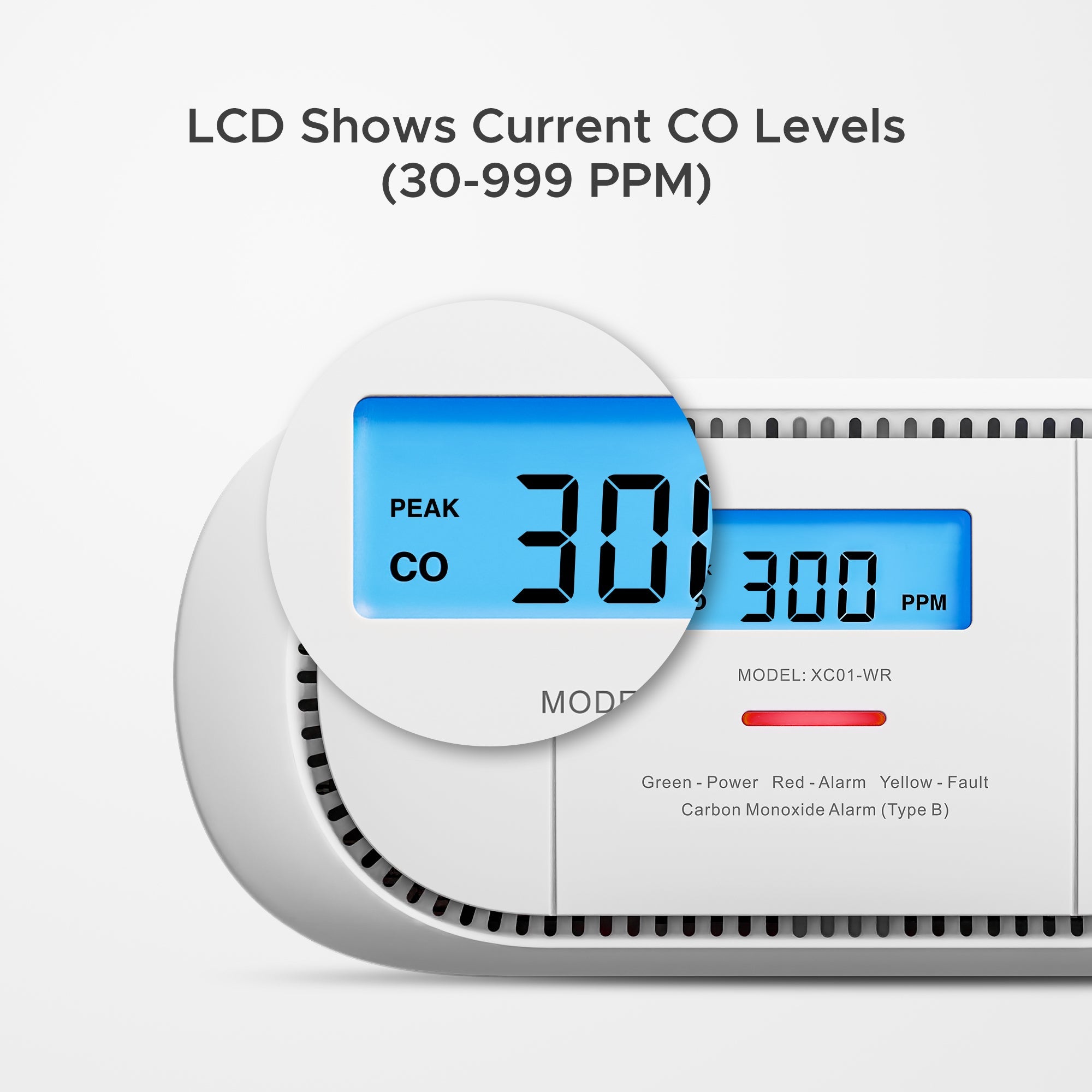 XC01-WR Wireless Interconnected Carbon Monoxide Alarm