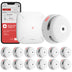 FS121 (12 Smoke Alarms with Base Station)