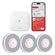 XS0B-MR Interconnected Smart Smoke Alarm with Voice Alerts (English Only)